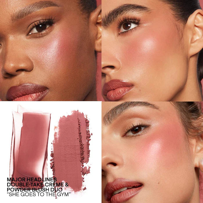 Major Headlines Double-Take Crème & Powder Blush Duo Patrick Ta