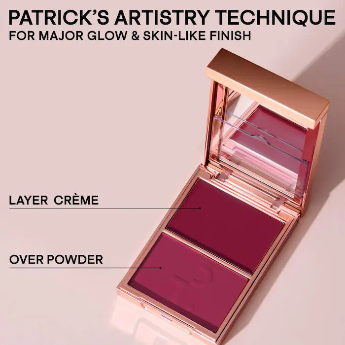 Major Headlines Double-Take Crème & Powder Blush Duo Patrick Ta