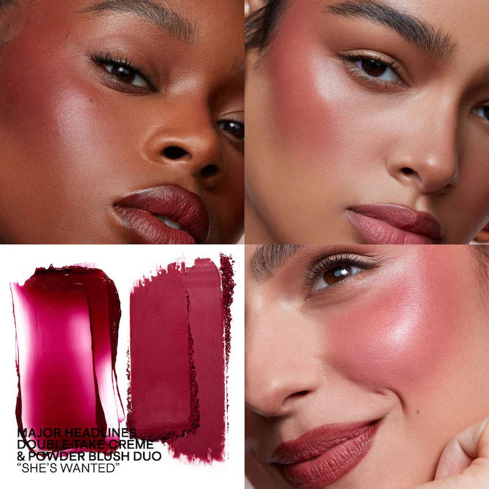 Major Headlines Double-Take Crème & Powder Blush Duo Patrick Ta