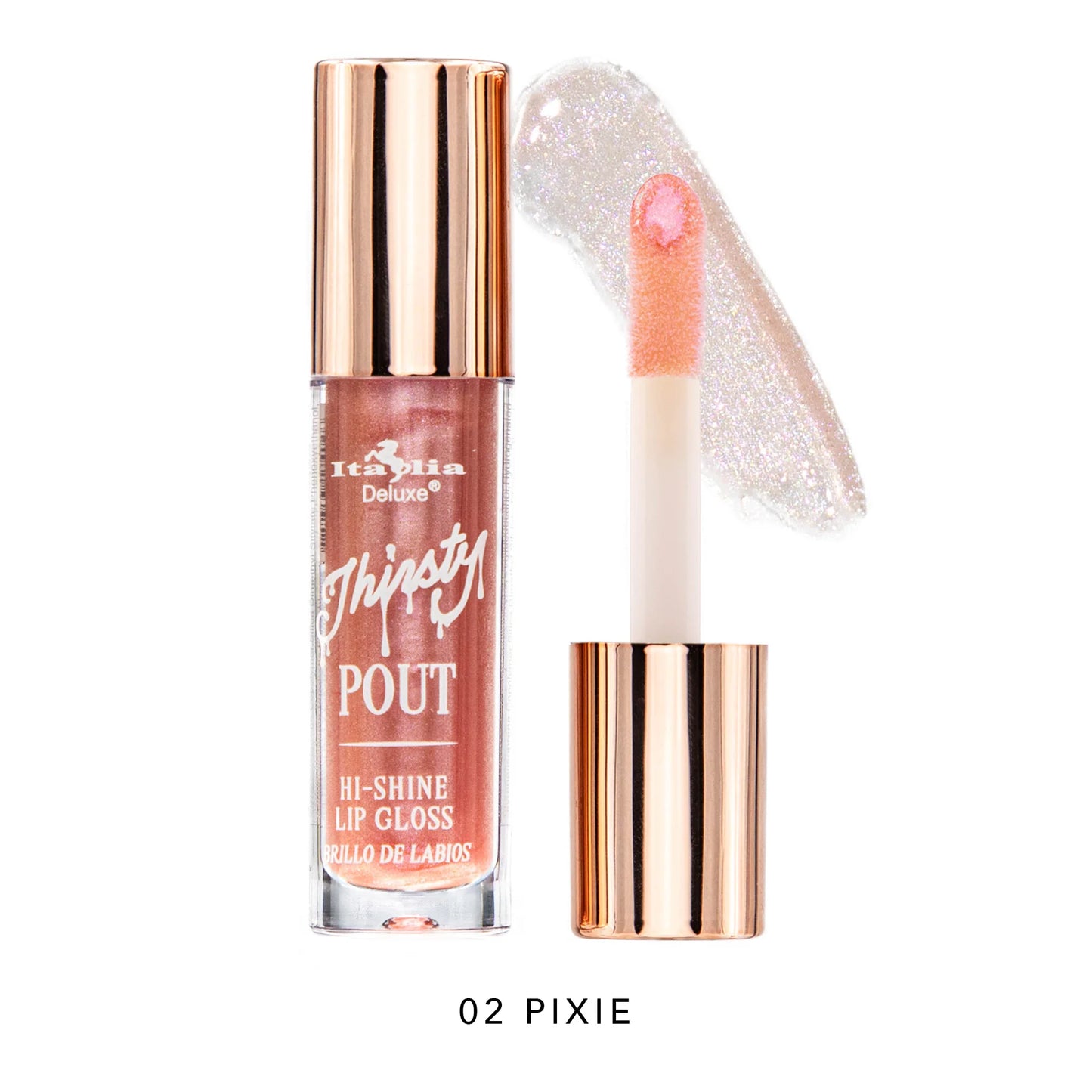 Thirsty Pout Hi-Shine Lip Gloss Italia Deluxe