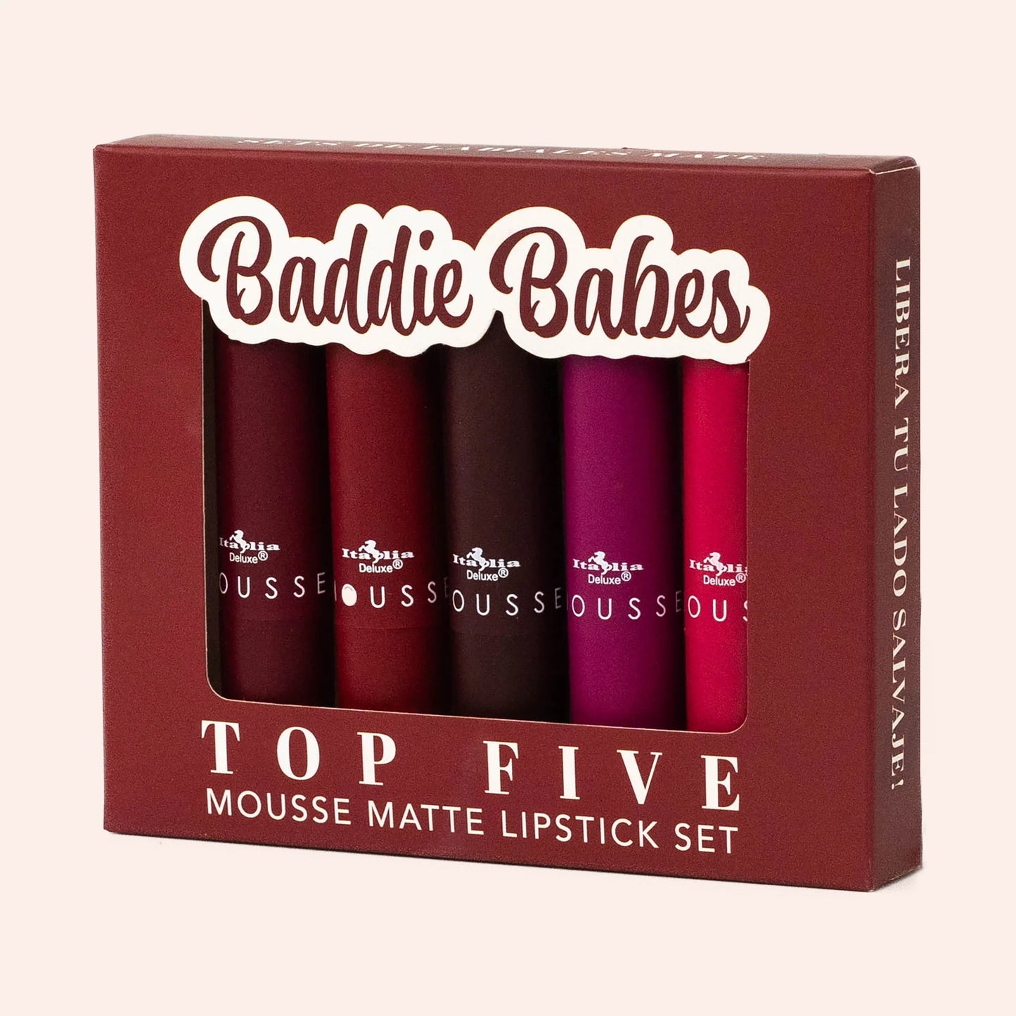 Mousse Matte Lipstick Top Five Set Italia Deluxe