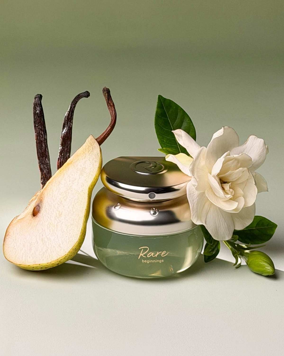 Rare Beginnings Eau de Parfum with Pear and Gardenia Rare Beauty