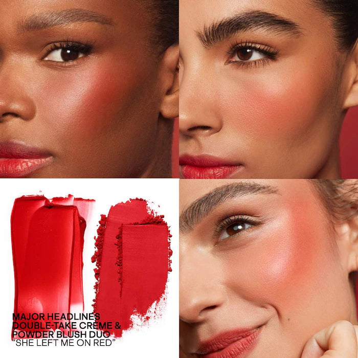 Major Headlines Double-Take Crème & Powder Blush Duo Patrick Ta