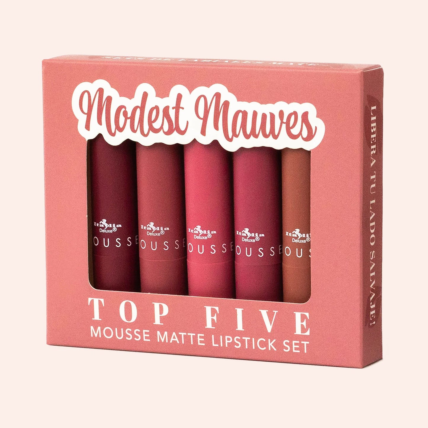 Mousse Matte Lipstick Top Five Set Italia Deluxe