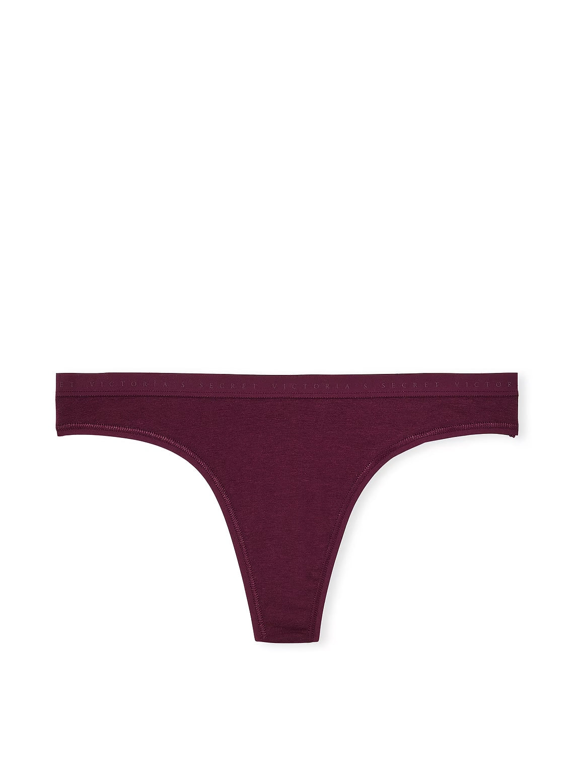 Stretch Cotton Thong Panty