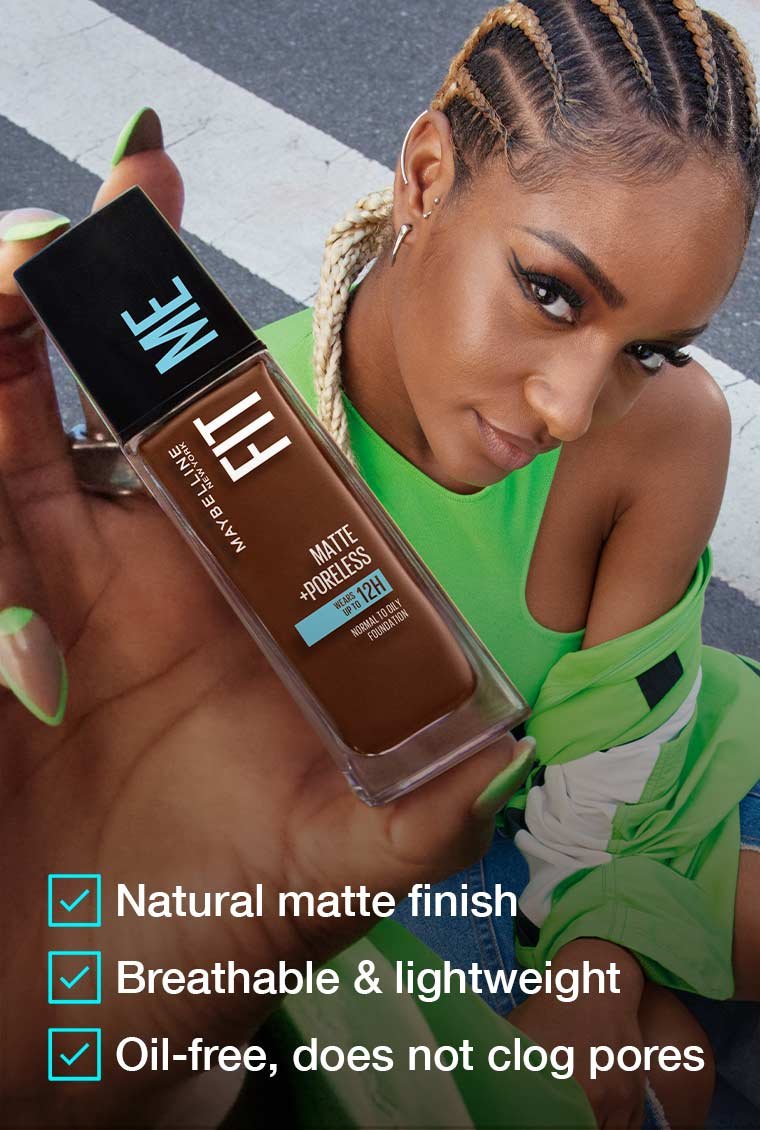 FIT ME MATTE + PORELESS FOUNDATION MAKEUP Maybelline