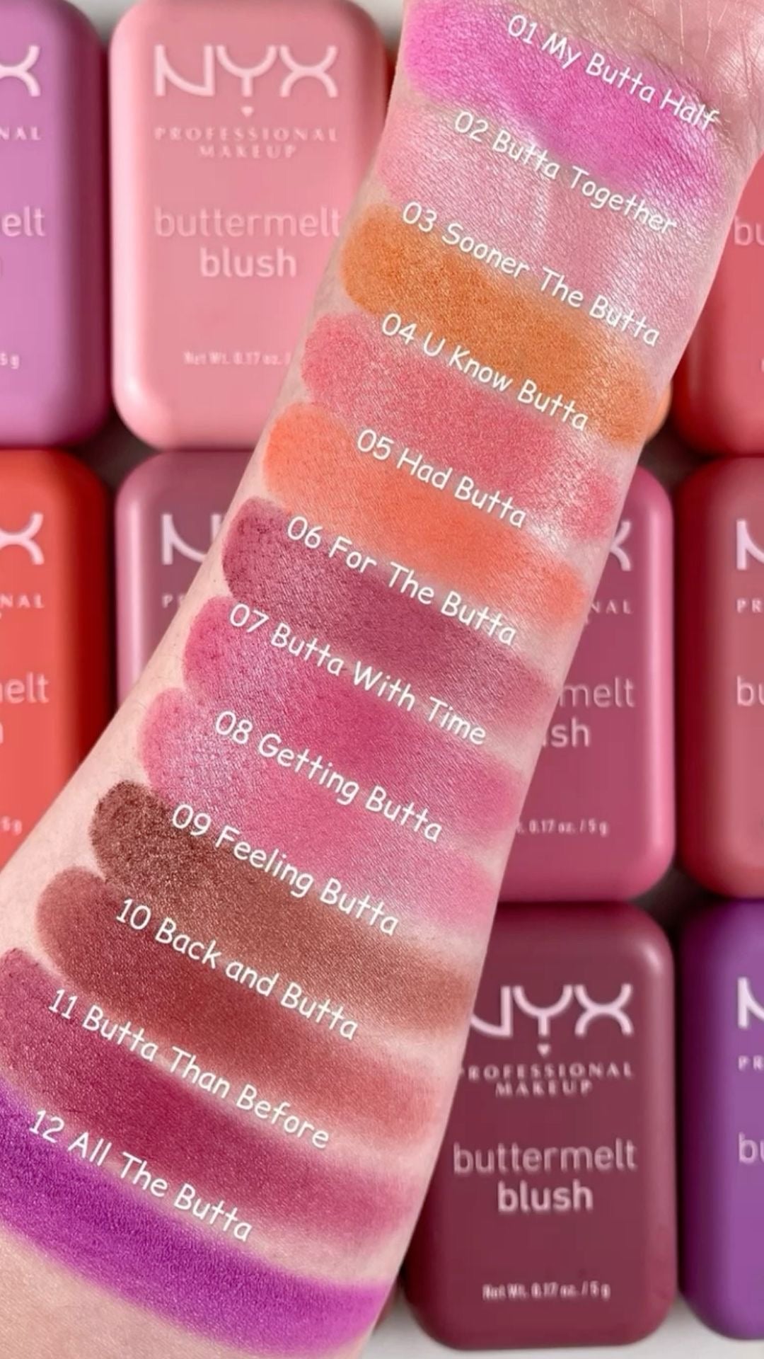 NYX buttermelt blush