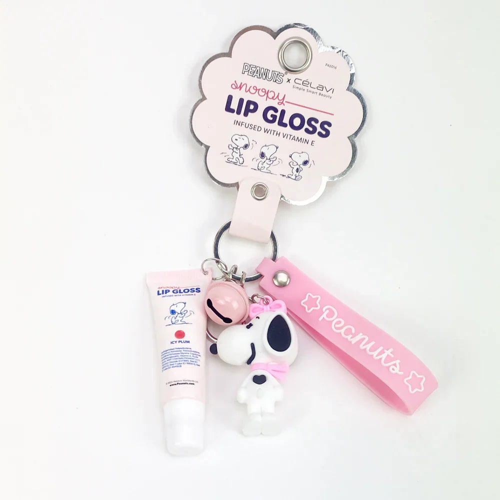 LIP GLOSS LLAVERO PEANUTS SNOOPY X CELAVI